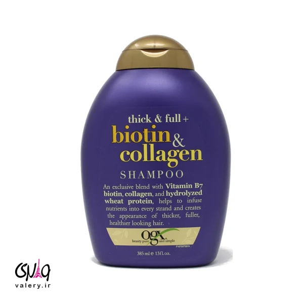 شامپو بیوتن او جی ایکس حجم 385 میل | Biotin & Collagen Shampoo OGX