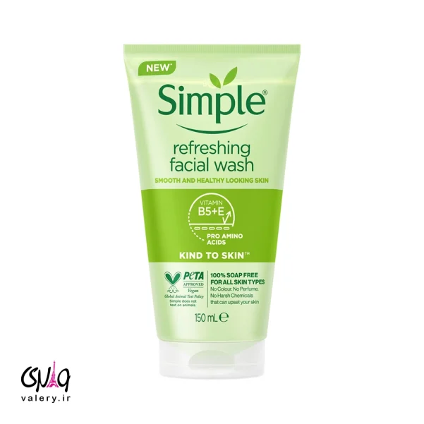 شوینده صورت Refreshing سیمپل 150 میل | Refreshing Facial Wash Simple