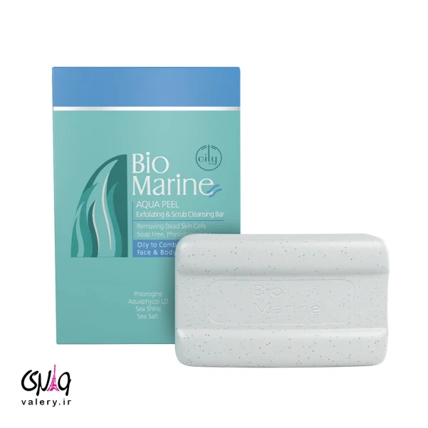 پن لایه بردار بایومارین 100 گرم | Aqua Peel Exfoliating And Scrub Cleansing Bar Bio Marine